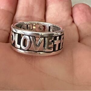 James Avery Retired FAITH HOPE LOVE Ring